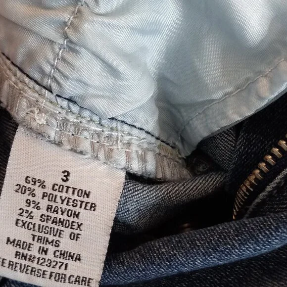 J for Justify/ Juniors/ Blue wash denim jeans/ size 3 - Picture 8 of 14